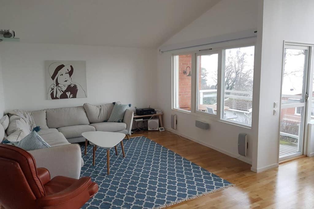 Modern Villa I Arild Med Spektakulaer Havsutsikt. Luaran gambar
